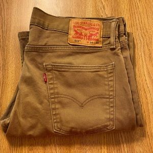 25% off 2+ | Levi's Men's 513 34x30 Khaki Jeans